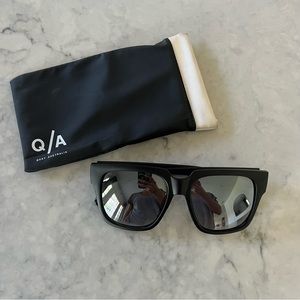 Quay Australia Black Square Sunglasses